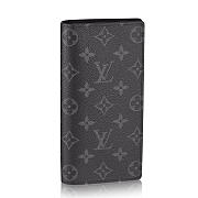 Louis Vuitton BRAZZA WALLET Monogram Eclipse Canvas M61697 19cm - 1