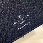 Louis Vuitton BRAZZA WALLET Monogram Eclipse Canvas M61697 19cm - 4