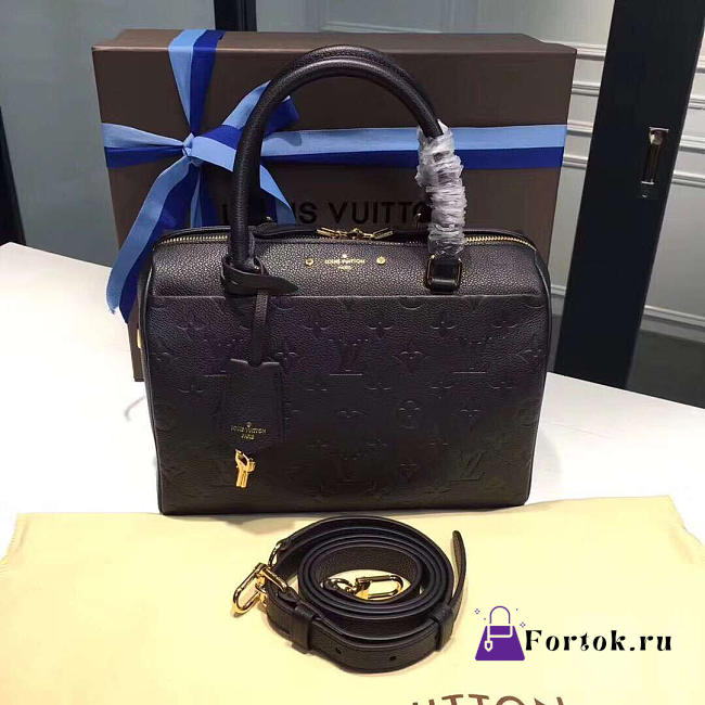 LOUIS VUITTON SPEEDY BANDOULIÈRE noir 3807 25cm - 1
