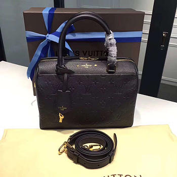 LOUIS VUITTON SPEEDY BANDOULIÈRE noir 3807 25cm