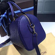 LOUIS VUITTON SPEEDY Blue 3828 25cm - 6