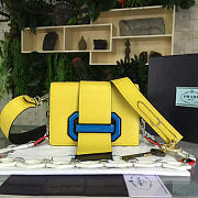 PRADA Plex Ribbon Bag Bright Yellow - 1