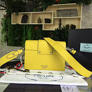 PRADA Plex Ribbon Bag Bright Yellow - 4