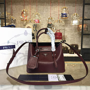 Prada double bag 4079 25cm 