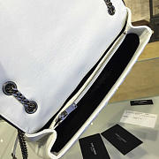 YSL ENVELOPE SATCHEL Large White 4810 31cm  - 6