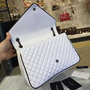 YSL ENVELOPE SATCHEL Large White 4810 31cm  - 5
