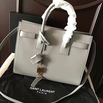 YSL Classic Sac-De-Jour Light Gray 4885 32cm 