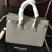 YSL Classic Sac-De-Jour Light Gray 4885 32cm  - 5