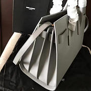 YSL Classic Sac-De-Jour Light Gray 4885 32cm  - 4