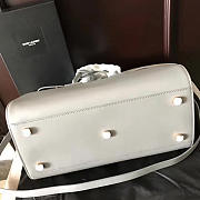 YSL Classic Sac-De-Jour Light Gray 4885 32cm  - 3