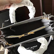 YSL Classic Sac-De-Jour Light Gray 4885 32cm  - 2
