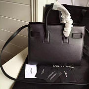 YSL Sac-De-Jour in Grained Leather Black 4893 22cm  - 3