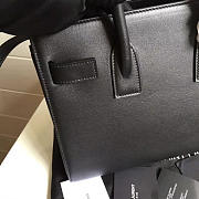 YSL Sac-De-Jour in Grained Leather Black 4893 22cm  - 4