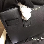 YSL Sac-De-Jour in Grained Leather Black 4893 22cm  - 5