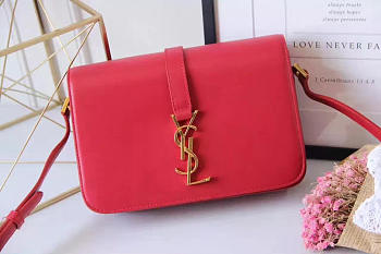 YSL CLASSIC Large UNIVERSITÉ Red 4929 25cm 