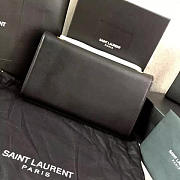 YSL MONOGRAM KATE Gold Tassel Smooth Leather Black 4983 24cm  - 5