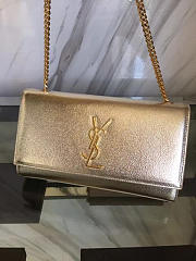 YSL MONOGRAM KATE Gold Metallic 5001 24cm  - 5