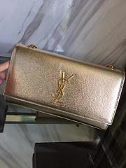 YSL MONOGRAM KATE Gold Metallic 5001 24cm  - 4