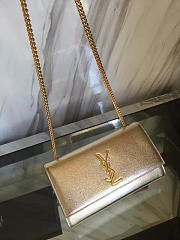 YSL MONOGRAM KATE Gold Metallic 5001 24cm  - 3