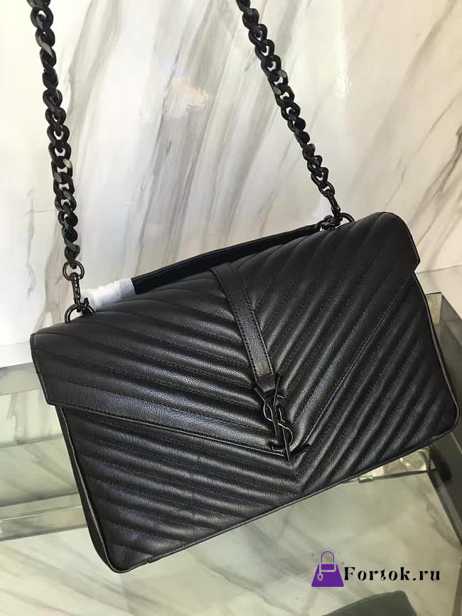 YSL MONOGRAM College Full Black 5096 32cm - 1