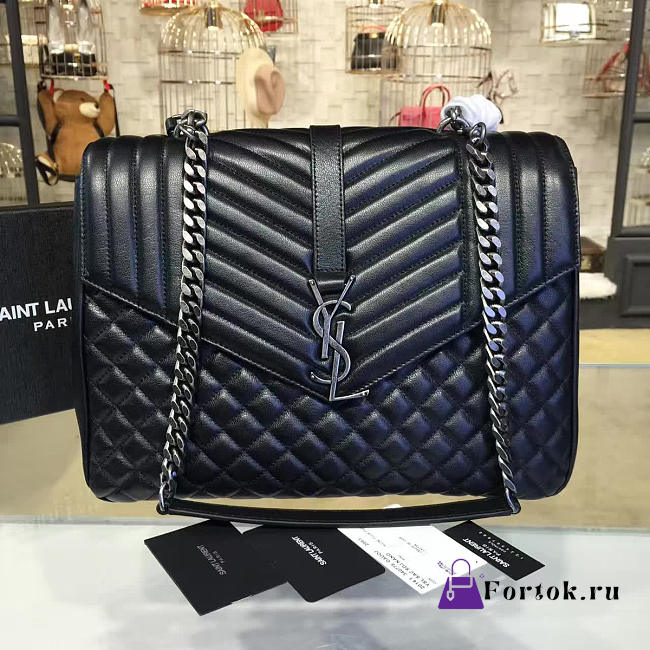YSL ENVELOPE Stachel large Black 5128 36cm - 1