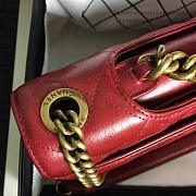 Chanel Red Oil Wax Leather Perfect Edge Bag A14041 26.5cm - 6