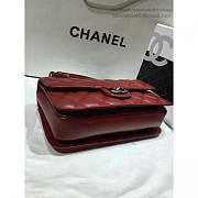 Chanel Quilted Calfskin Perfect Edge Bag Red Silver A14041 26.5cm - 3
