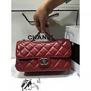 Chanel Quilted Calfskin Perfect Edge Bag Red Silver A14041 26.5cm - 2