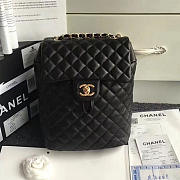 Chanel Caviar Quilted Lambskin Backpack Black Gold Hardware 170302 23cm - 1