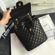 Chanel Caviar Quilted Lambskin Backpack Black Gold Hardware 170302 23cm - 3