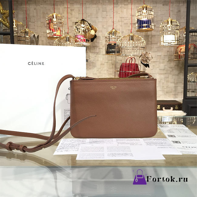 Celine Leather Trio Z926 25cm - 1