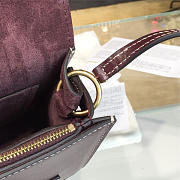 Celine Leather Shoulder Bag Z954 17.5cm  - 3
