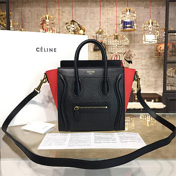 Celine Leather Nano Luggage Z983 19cm 