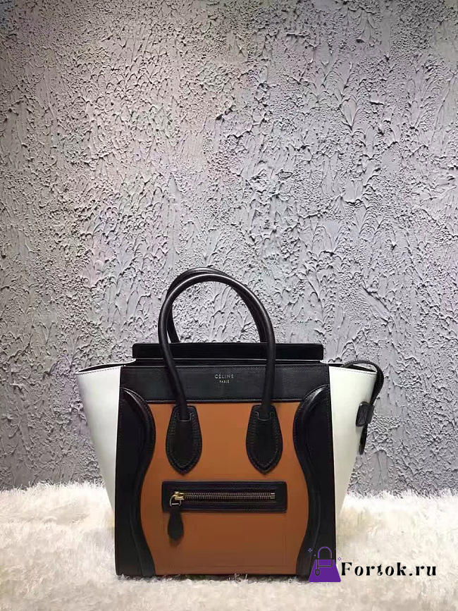 Celine Leather Micro Luggage Z1048 26cm  - 1