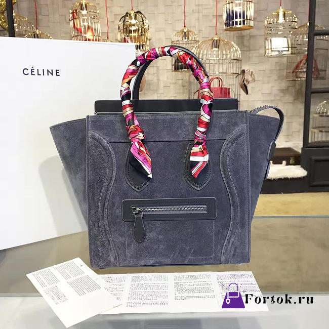Celine Leather Micro Luggage Z1053 26cm  - 1