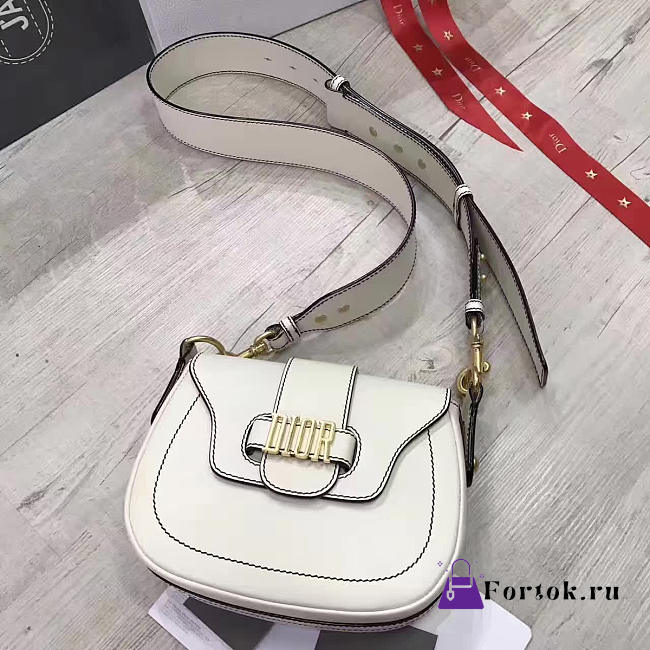 Dior FENCE Shoulder Bag White 1724 22.5cm - 1