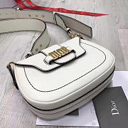 Dior FENCE Shoulder Bag White 1724 22.5cm - 6