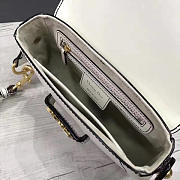 Dior FENCE Shoulder Bag White 1724 22.5cm - 3