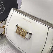 Dior FENCE Shoulder Bag White 1724 22.5cm - 2