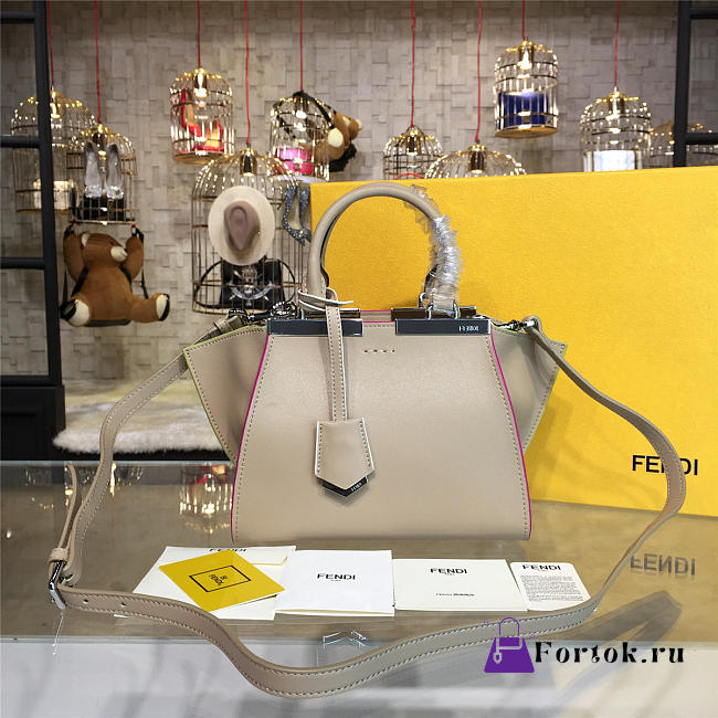 Fendi 3JOURS Handbag 1886 22cm - 1