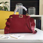 Fendi Peekaboo Mini Red 2012 23cm - 1