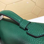 Gucci GG Flap Shoulder Bag On Chain Green 5103032 25cm - 2