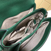 Gucci GG Flap Shoulder Bag On Chain Green 5103032 25cm - 4