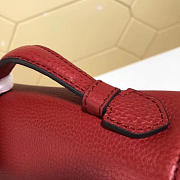 Gucci GG Flap Shoulder Bag On Chain Red 5103032 25cm - 2