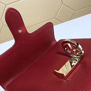 Gucci GG Flap Shoulder Bag On Chain Red 5103032 25cm - 4