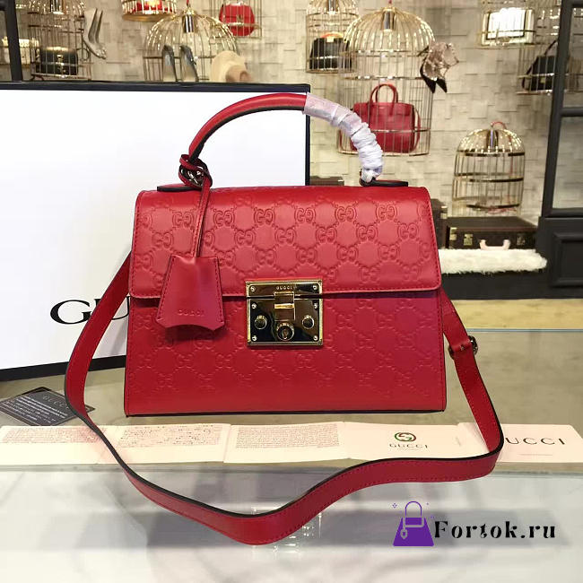 Gucci GG Leather Padlock 2161 28cm  - 1