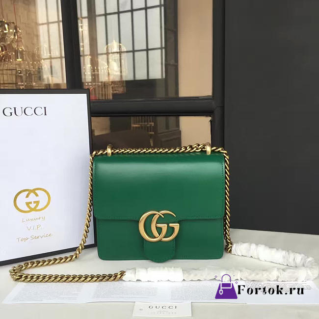 Gucci GG Leather Marmont 2179 19cm - 1