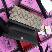 Gucci GG Supreme Wallet Black 19cm - 6
