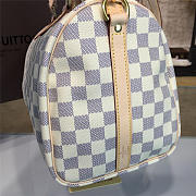 LOUIS VUITTON SPEEDY BANDOULIÈRE 30 Damier Azur Canvas  - 6