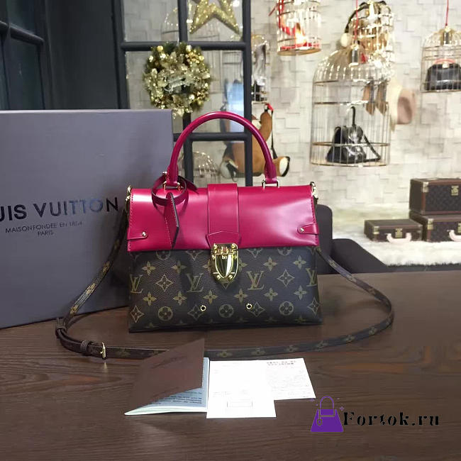 Louis Vuitton Monogram One Handle Flap Bag MM ROSE 3302 - 1